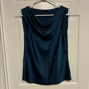 Banana Republic Elegant Blue Sleeveless Blouse